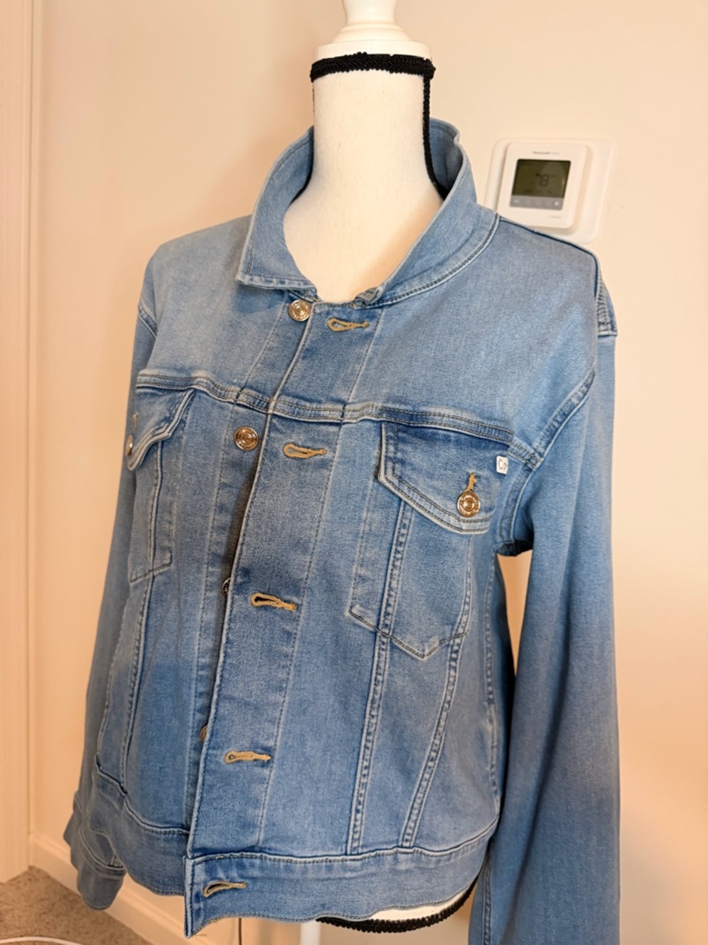 Calvin Klein Blue Denim Jean Jacket